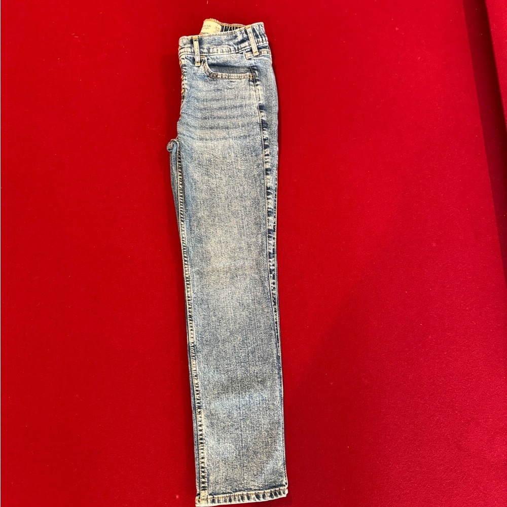 Abercrombie Kids High-Rise Straight Jeans